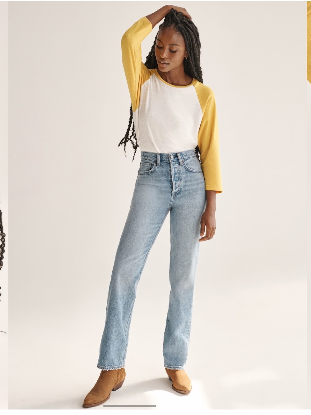 Aritzia Denim Forum Joni High Rise Loose Jeans 27